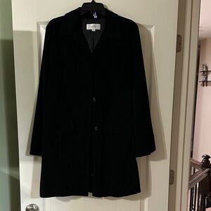 Next Level Apparel Black Trench Coat